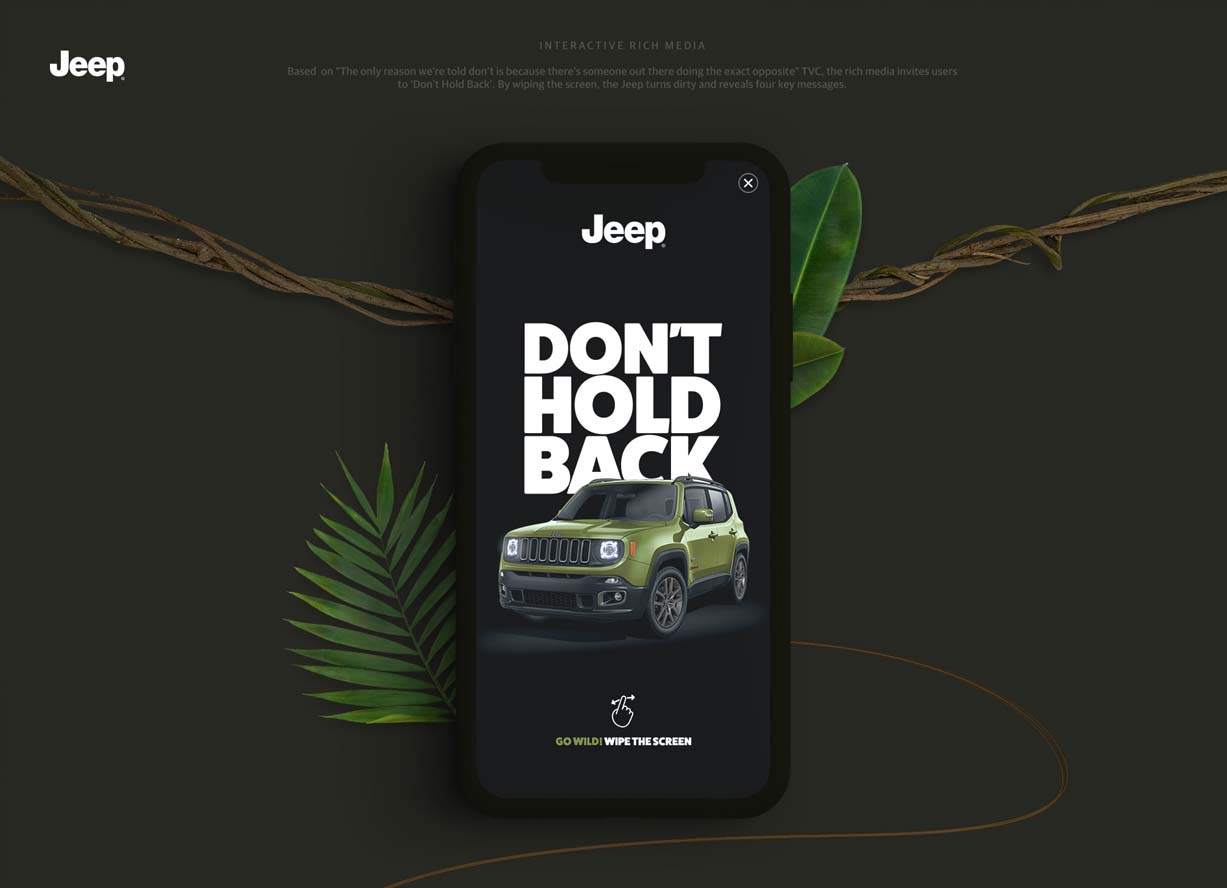 Jeep UI UX Design portfolio preview