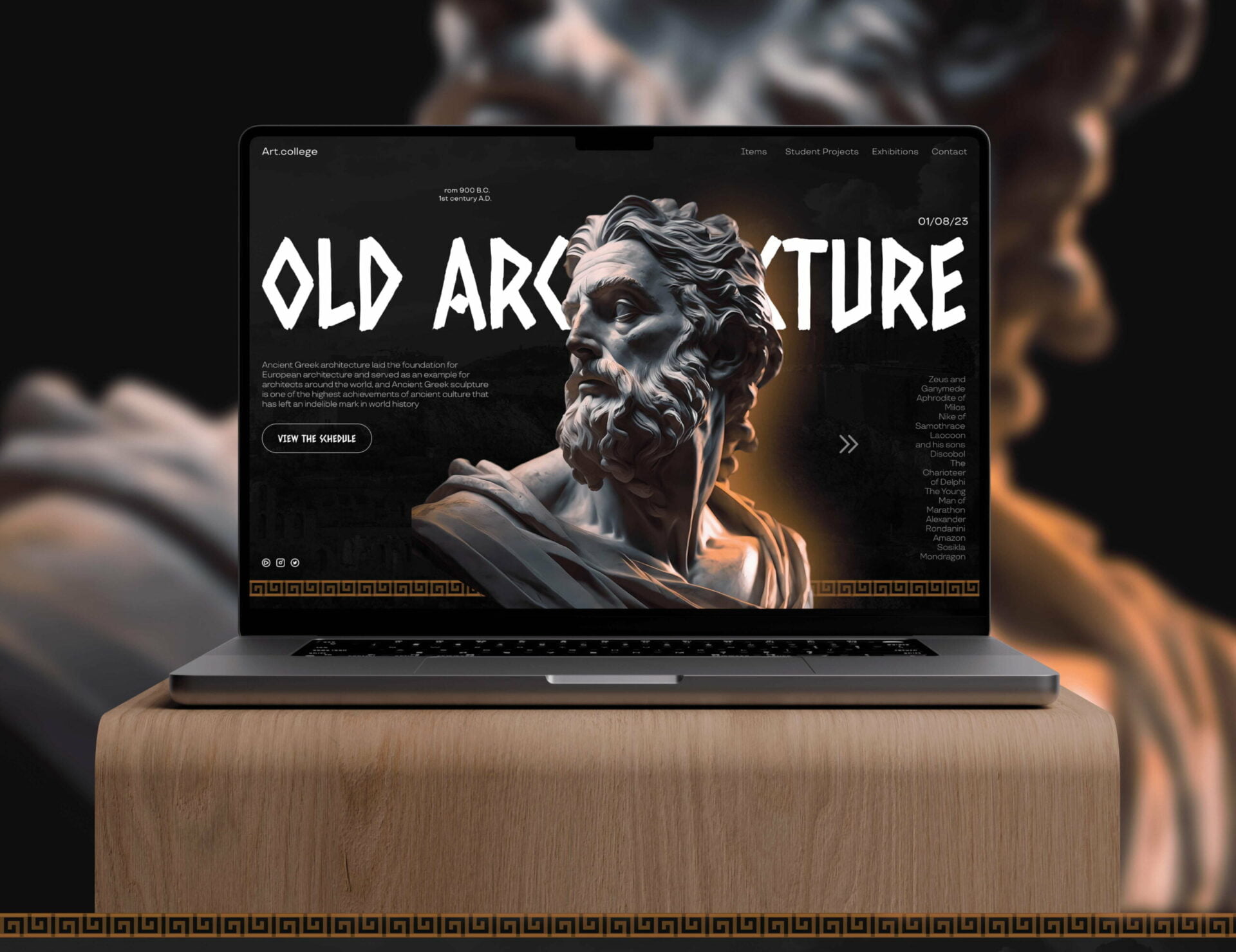 Old Architecture portfolio preview